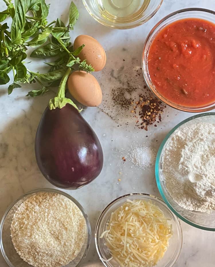 Eggplant Parmesan For Two Our Table 4 2