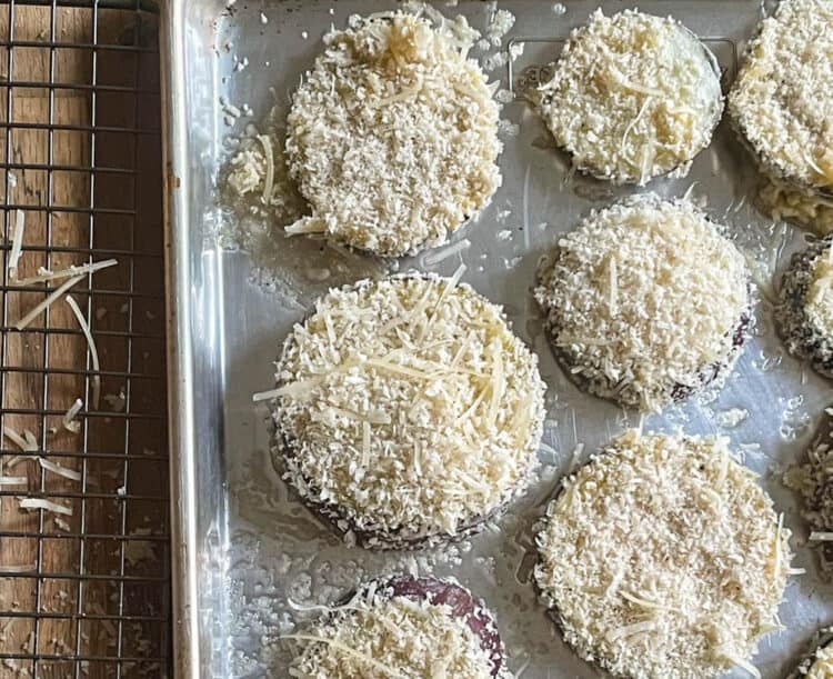 Eggplant Parmesan For Two Our Table 4 2