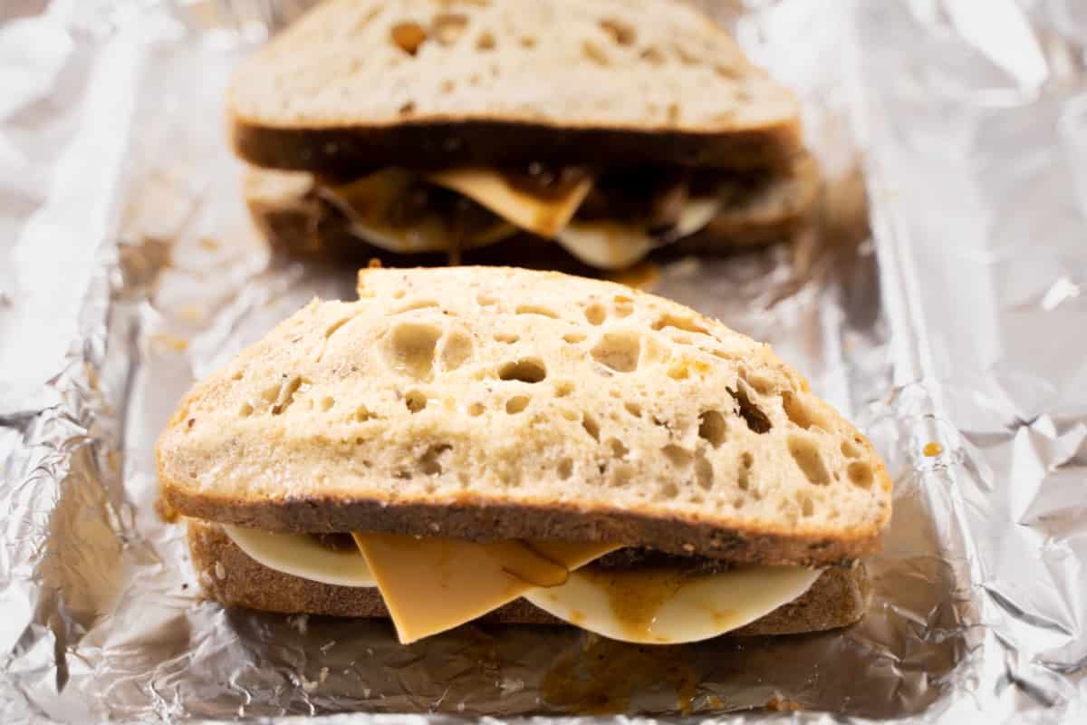 Brisket Grilled Cheese (leftover night) Our Table 4 2