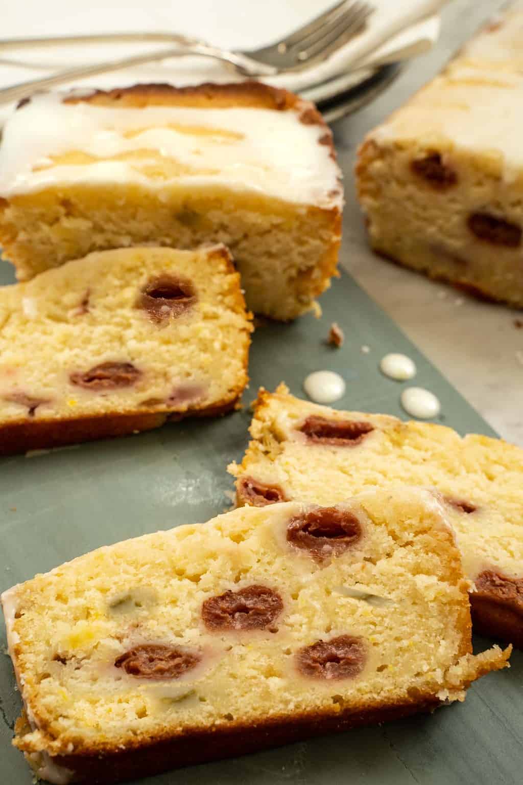 Lemon cake recipe with rhubarb for two Our Table 4 2