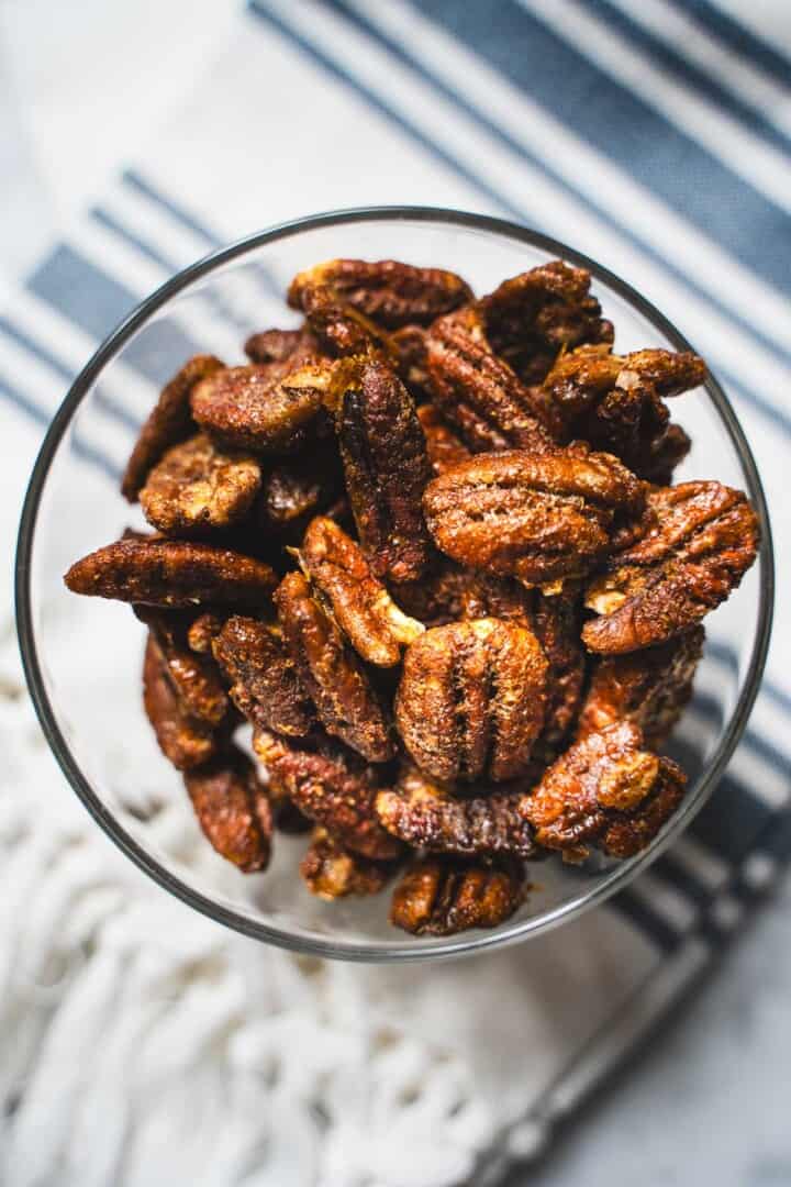 Sweet and Spicy Nuts Recipe | Our Table 4•2 by Pam Werley