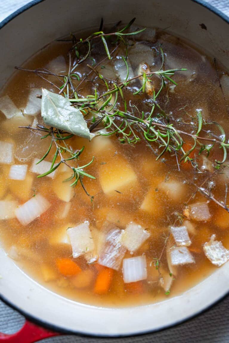 Creamy 10 vegetable bean soup (without tomatoes or cream) Our Table 4 2