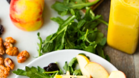Honey Citrus Champagne Vinaigrette Salad Dressing with Orange Juice Recipe