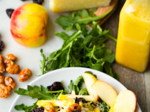 Honey Citrus Champagne Vinaigrette Salad Dressing with Orange Juice Recipe
